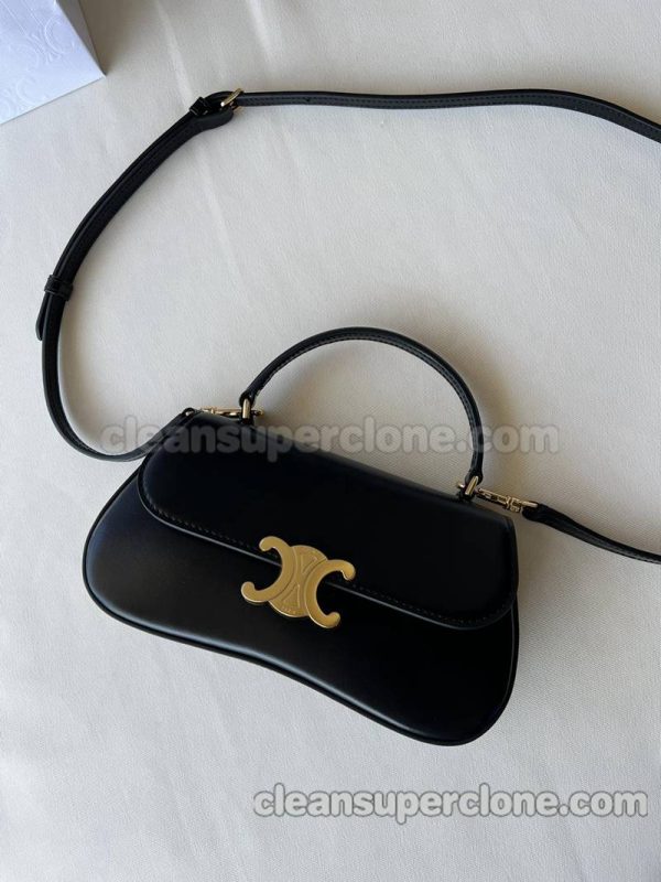 Shoulder bag replica details and pricing black Celine Handbag Crossbody cowhide women 5