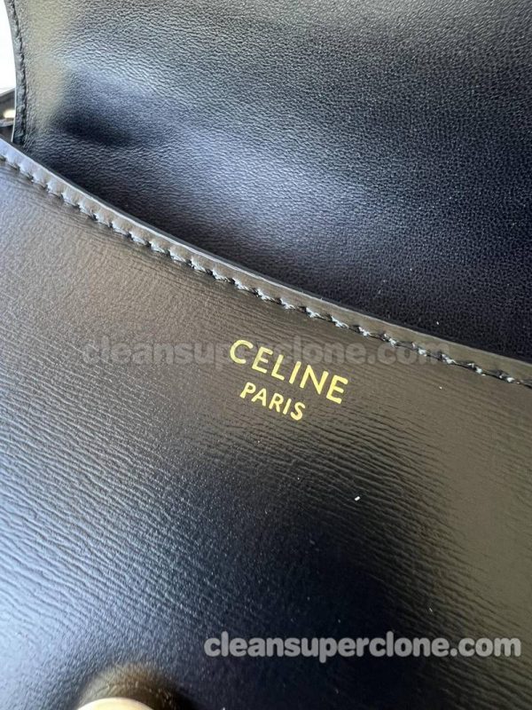 Shoulder bag replica details and pricing black Celine Handbag Crossbody cowhide women 8