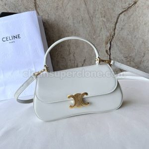 cowhide bag 1:1 Copy description and price white Celine Shoulder Handbag Crossbody women