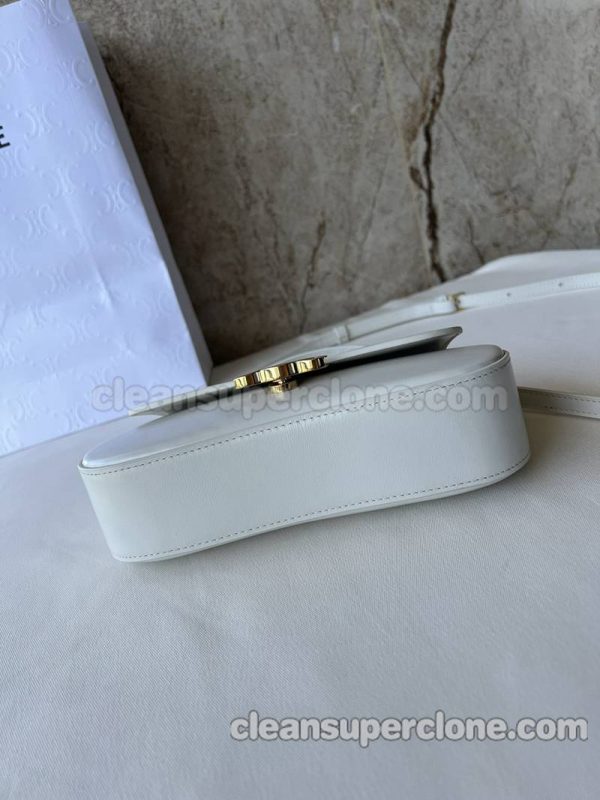 cowhide bag 1:1 Copy description and price white Celine Shoulder Handbag Crossbody women 4