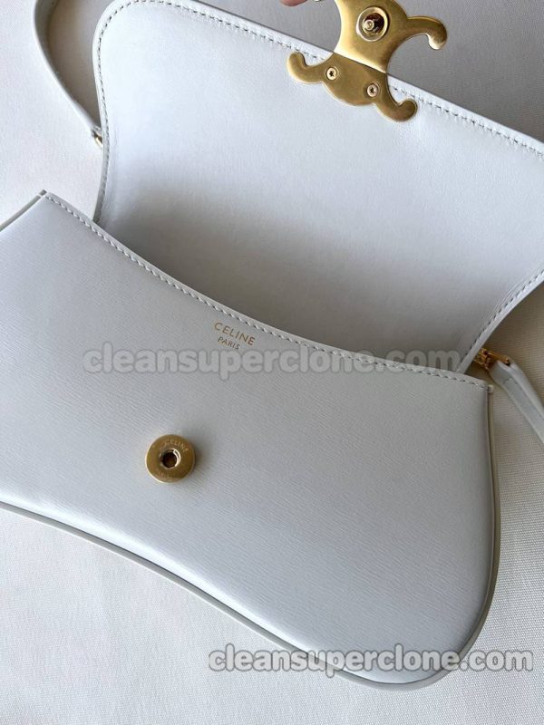 cowhide bag 1:1 Copy description and price white Celine Shoulder Handbag Crossbody women 6