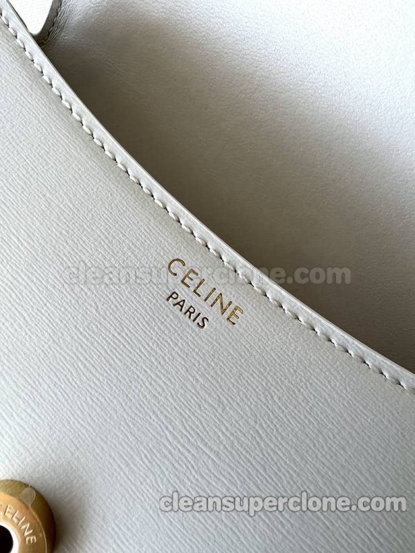 cowhide bag 1:1 Copy description and price white Celine Shoulder Handbag Crossbody women 7