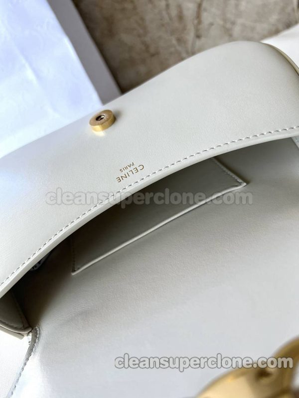 cowhide bag 1:1 Copy description and price white Celine Shoulder Handbag Crossbody women 8