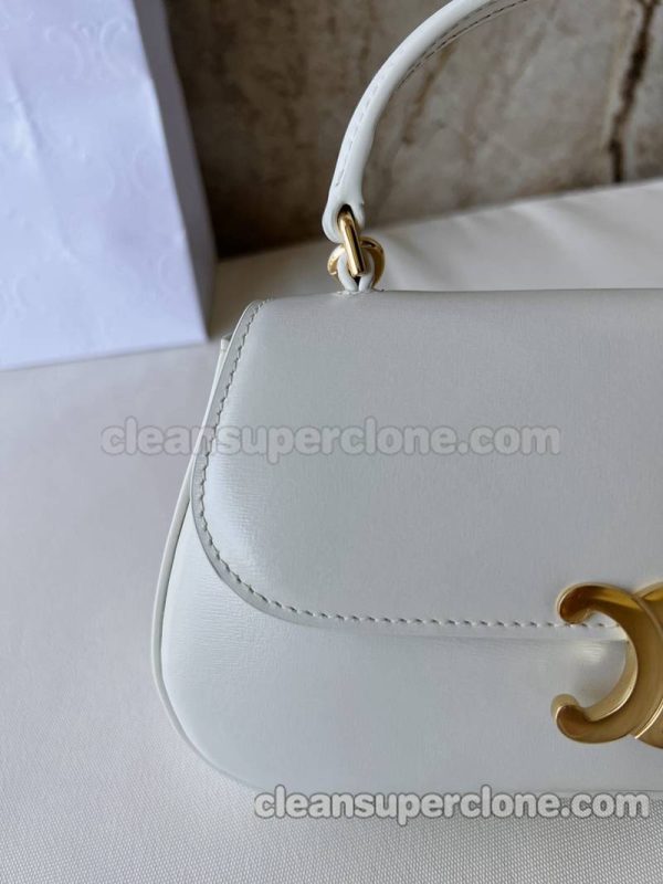 cowhide bag 1:1 Copy description and price white Celine Shoulder Handbag Crossbody women 9