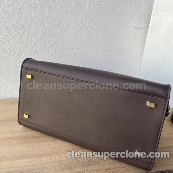 Handbag bag replica details and pricing chocolate Celine Barenia women 3