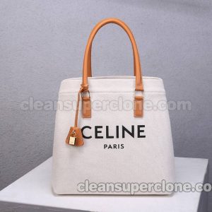 Handbag bag replica details and pricing white Celine Tote canvas women