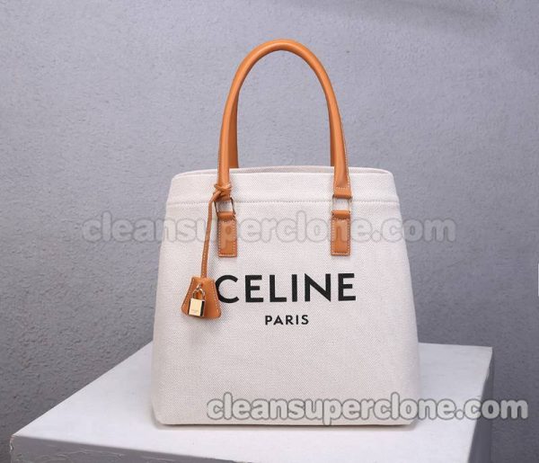 Handbag bag replica details and pricing white Celine Tote canvas women