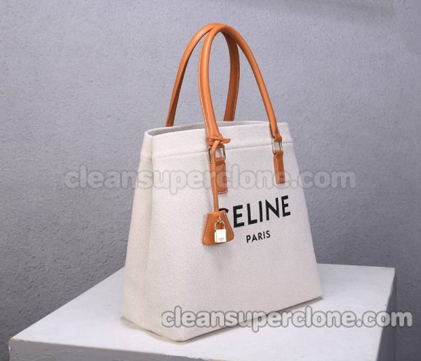 Handbag bag replica details and pricing white Celine Tote canvas women 2