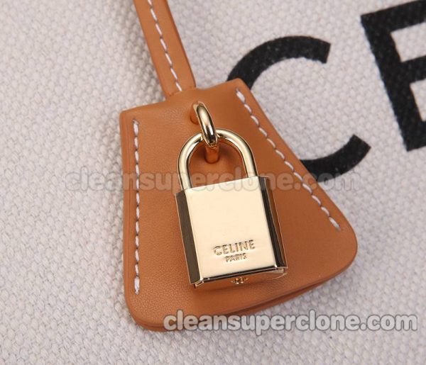 Handbag bag replica details and pricing white Celine Tote canvas women 5