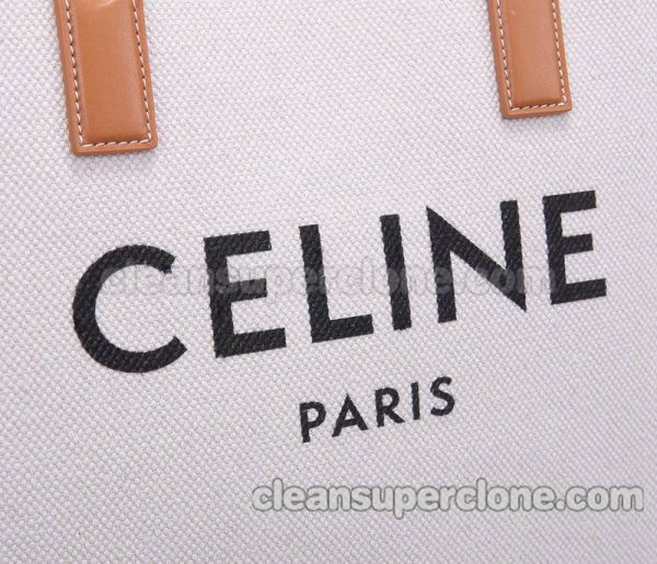 canvas bag 1:1 Copy description and price white Celine Tote Handbag women 5