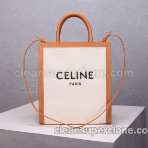 Celine bag Super Clone picture and price white Shoulder Handbag canvas women