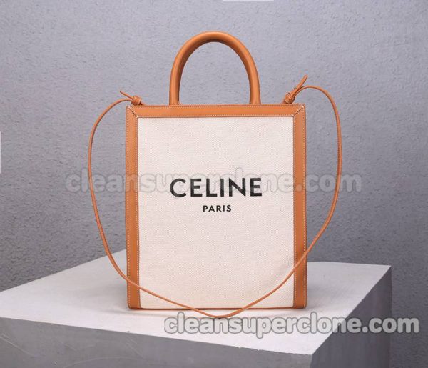 Celine bag Super Clone picture and price white Shoulder Handbag canvas women