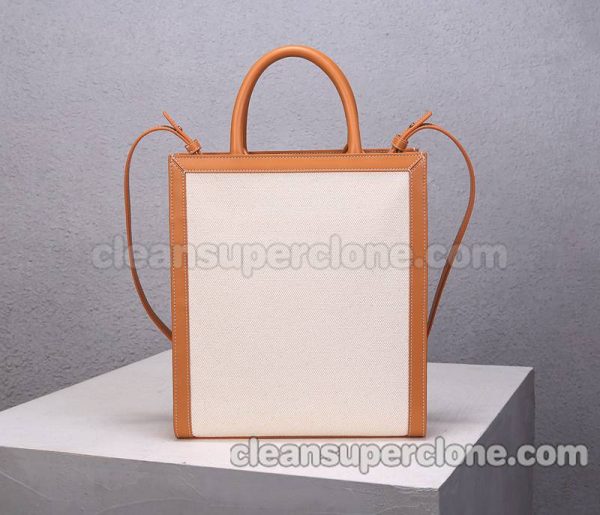 Celine bag Super Clone picture and price white Shoulder Handbag canvas women 3