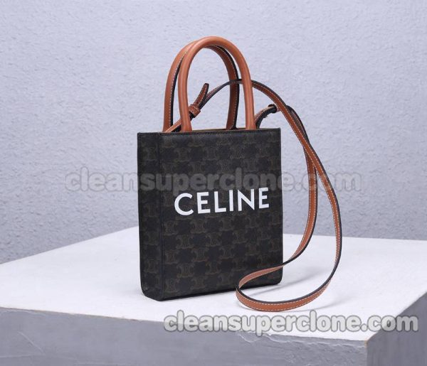 Shoulder bag replica details and pricing black Celine Handbag canvas women 2