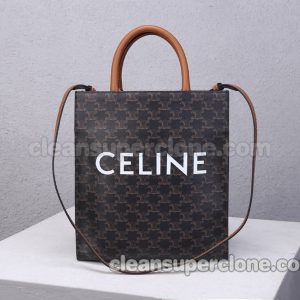 canvas bag 1:1 Copy description and price black Celine Handbag Shoulder women