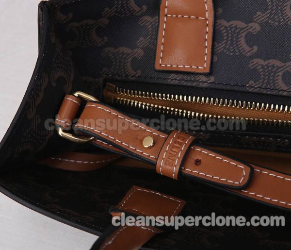 canvas bag 1:1 Copy description and price black Celine Handbag Shoulder women 9