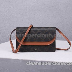 Celine bag Super Clone picture and price Dark brown Shoulder Crossbody cowhide women