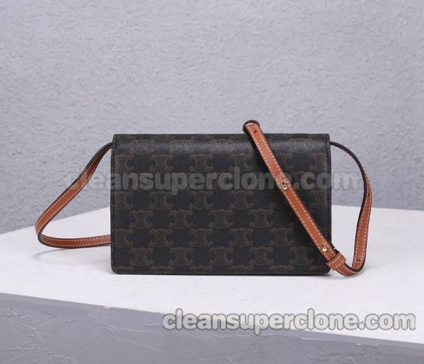 Celine bag Super Clone picture and price Dark brown Shoulder Crossbody cowhide women 3