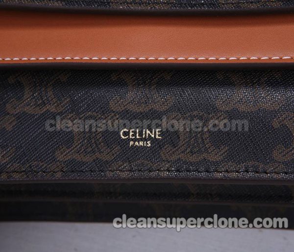 Celine bag Super Clone picture and price Dark brown Shoulder Crossbody cowhide women 5