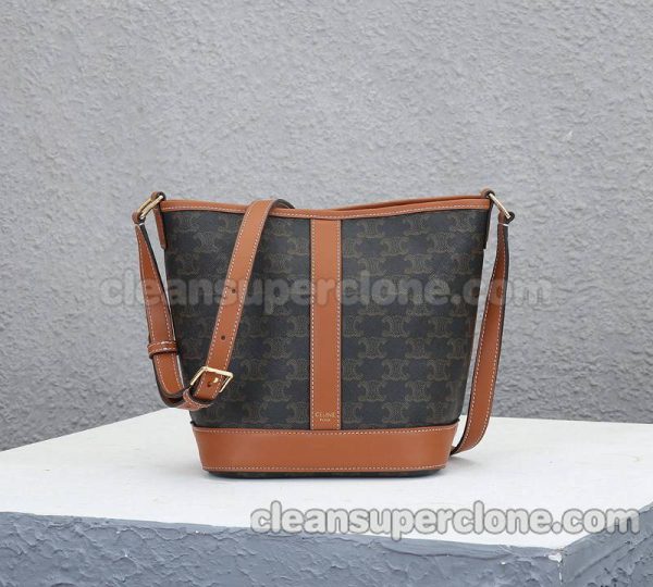 Shoulder bag replica details and pricing brown Celine Crossbody cowhide women