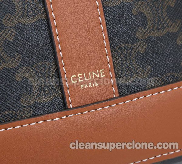 Shoulder bag replica details and pricing brown Celine Crossbody cowhide women 6