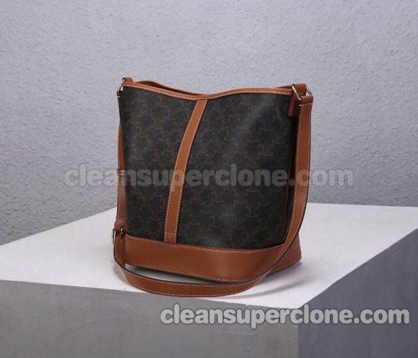 cowhide bag 1:1 Copy description and price brown Celine Shoulder Crossbody women 2