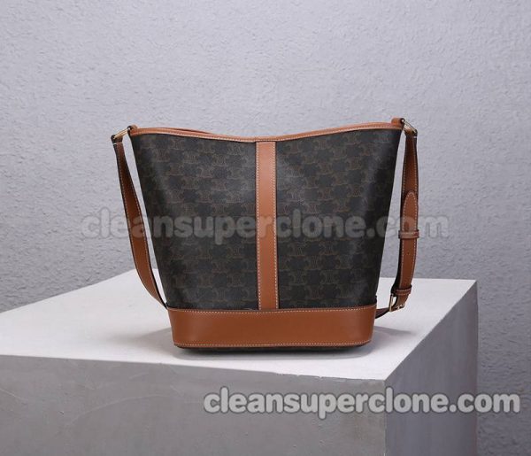 cowhide bag 1:1 Copy description and price brown Celine Shoulder Crossbody women 3