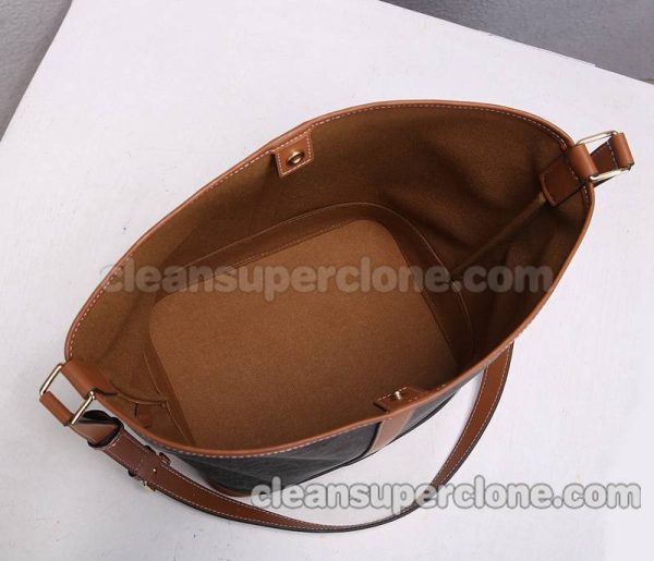 cowhide bag 1:1 Copy description and price brown Celine Shoulder Crossbody women 9