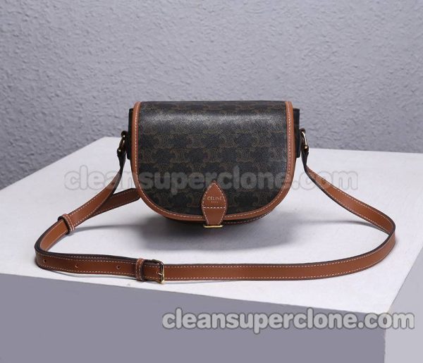 Celine bag Super Clone picture and price brown Shoulder Crossbody cowhide women