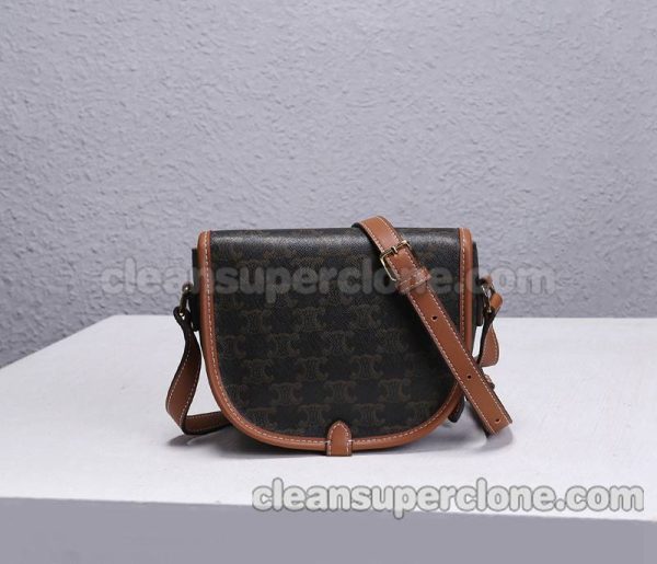 Celine bag Super Clone picture and price brown Shoulder Crossbody cowhide women 3