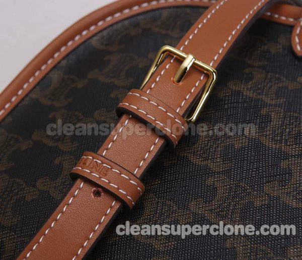 Celine bag Super Clone picture and price brown Shoulder Crossbody cowhide women 6