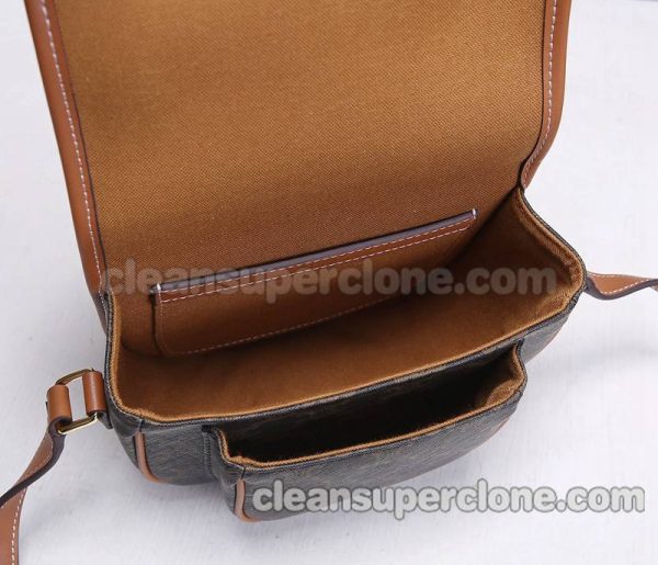 Celine bag Super Clone picture and price brown Shoulder Crossbody cowhide women 9