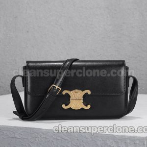 Shoulder bag replica details and pricing black Celine Crossbody cowhide women