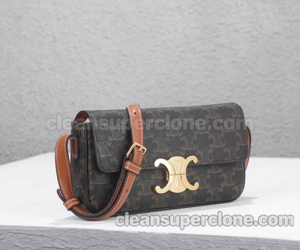 cowhide bag 1:1 Copy description and price painted design Celine Shoulder women 2