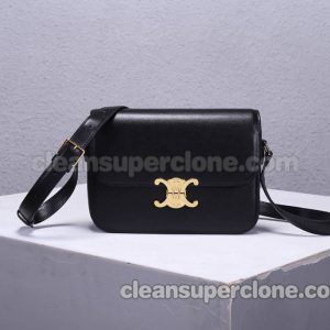 Celine bag Super Clone picture and price black Shoulder Crossbody cowhide women