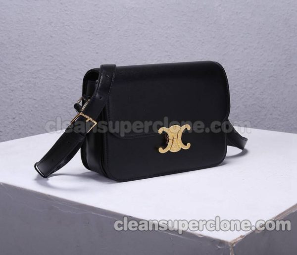 Celine bag Super Clone picture and price black Shoulder Crossbody cowhide women 2