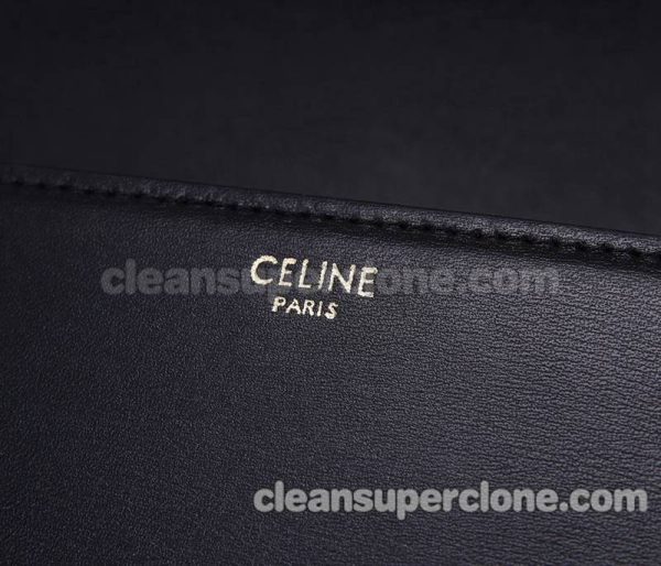 Celine bag Super Clone picture and price black Shoulder Crossbody cowhide women 7