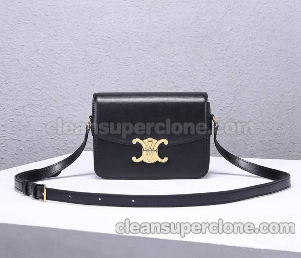 Shoulder bag replica details and pricing black Celine Crossbody cowhide women