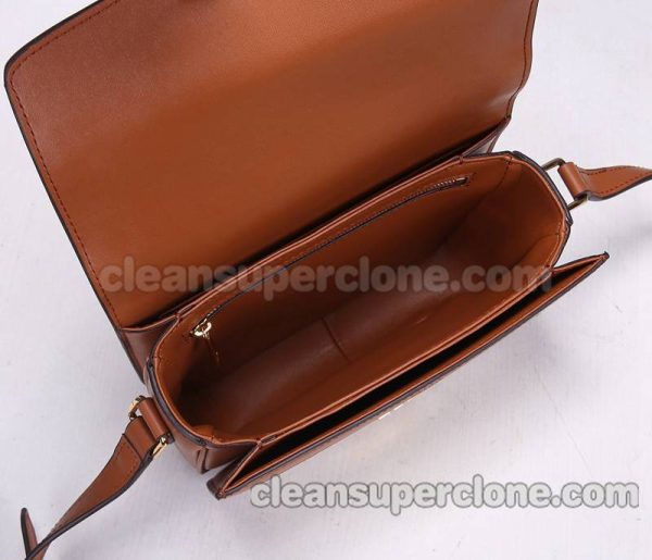 canvas bag 1:1 Copy description and price yellowish-brown Celine Shoulder Crossbody women 9