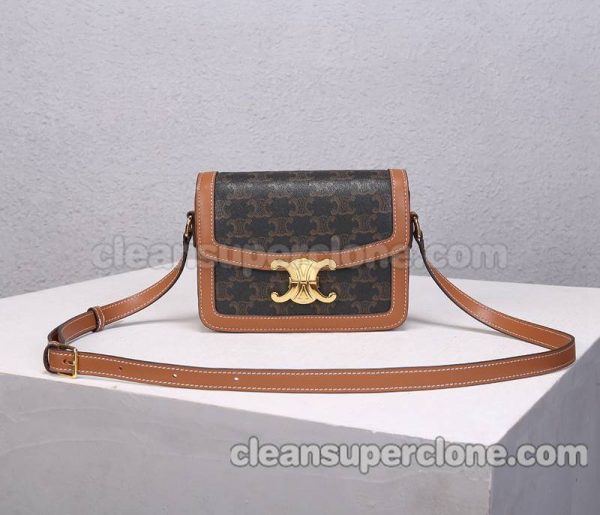 Shoulder bag replica details and pricing brown Celine Crossbody canvas women