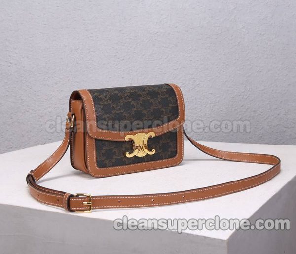 Shoulder bag replica details and pricing brown Celine Crossbody canvas women 2