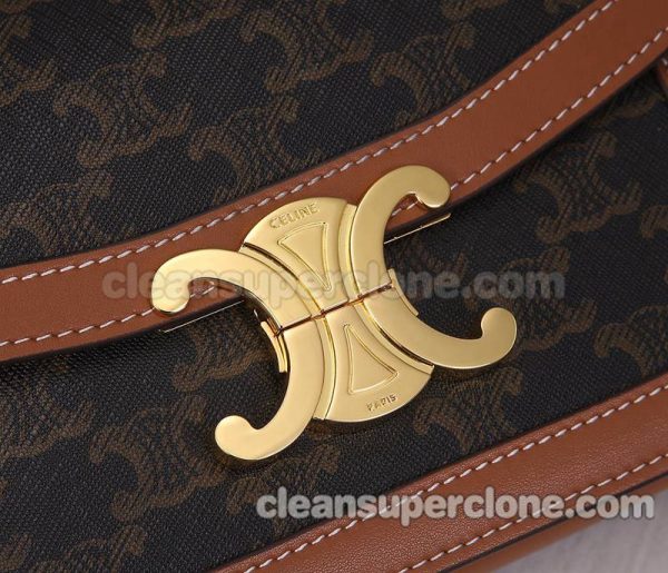 Shoulder bag replica details and pricing brown Celine Crossbody canvas women 5