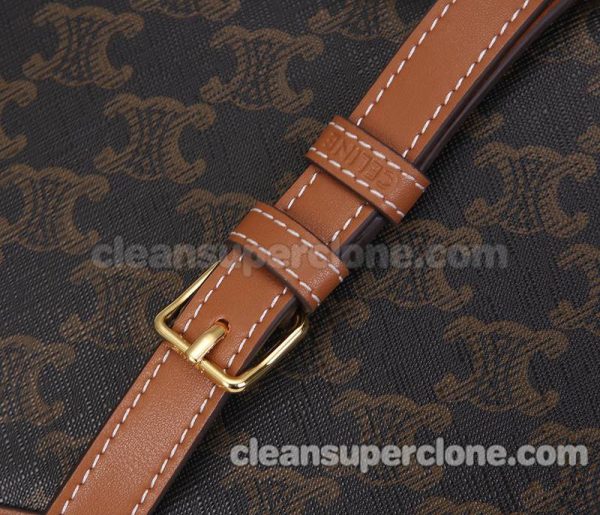 Shoulder bag replica details and pricing brown Celine Crossbody canvas women 8