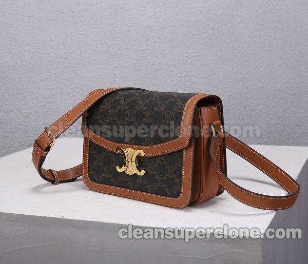 canvas bag 1:1 Copy description and price brown Celine Shoulder Crossbody women 2