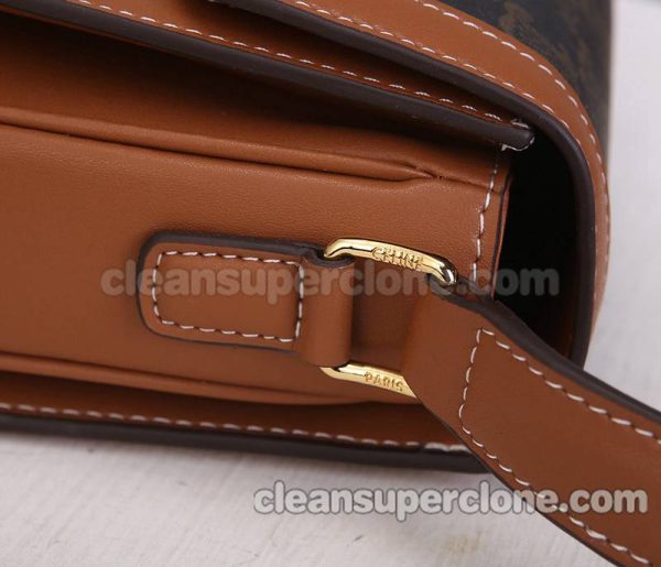 canvas bag 1:1 Copy description and price brown Celine Shoulder Crossbody women 8