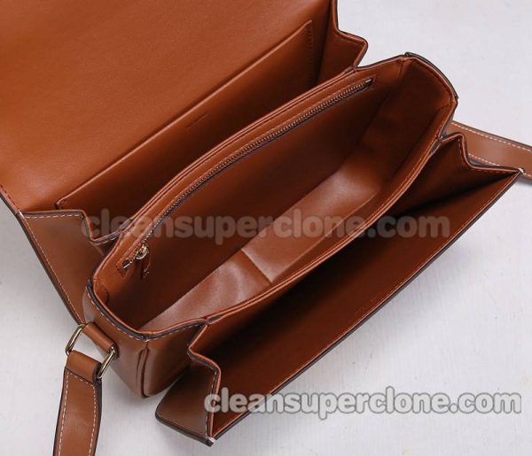 canvas bag 1:1 Copy description and price brown Celine Shoulder Crossbody women 9