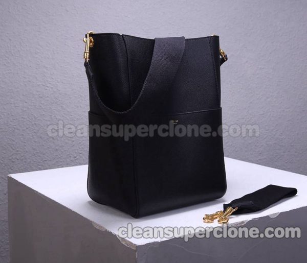 Shoulder bag replica details and pricing black Celine cowhide women 2