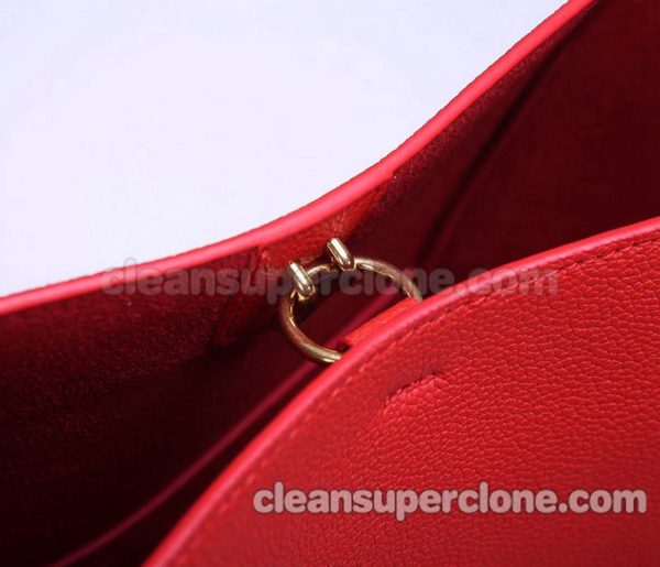 Celine bag Super Clone picture and price red Shoulder cowhide women 7