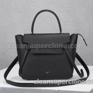 Handbag bag replica details and pricing black Celine Shoulder Crossbody cowhide women