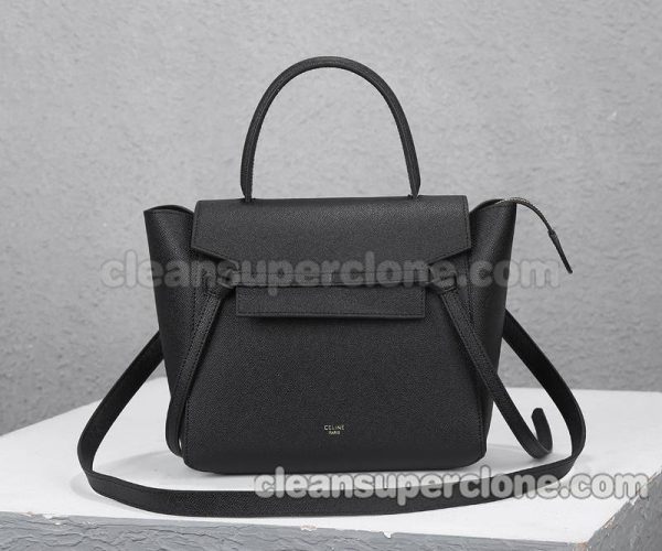 Handbag bag replica details and pricing black Celine Shoulder Crossbody cowhide women